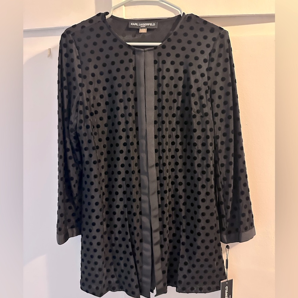 NWT Karl Lagerfeld sheer cover up
